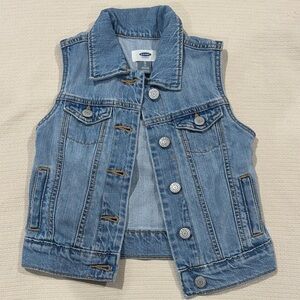 Old Navy Kids Blue Denim Vest